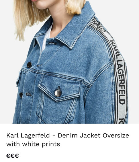 a person wearing a denim jacket